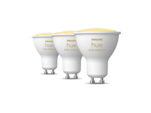 Philips Hue White Ambiance LED reflectorlamp GU10 4,3W dimbaar 3 stuks
