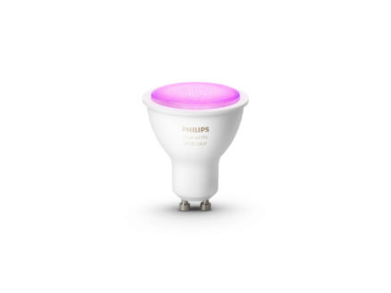 Philips Hue White And Color Ambiance spot LED GU10 6,5W dimmable 2 pièces 1