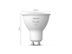 Philips Hue White LED spot GU10 5,2W dimbaar 2 stuks