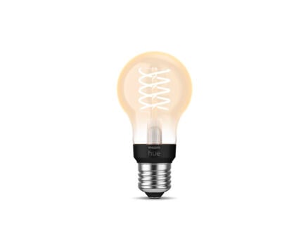 Philips Hue White ampoule LED poire filament E27 9W dimmable 1