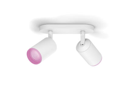 Philips Hue White and Color Ambiance Fugato LED balkspot GU10 2x5,5 W dimbaar wit 1