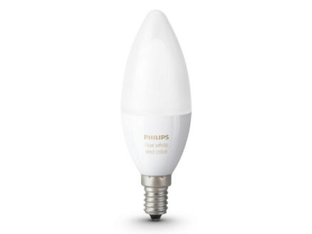 Philips Hue White and Color ampoule LED flamme E14 6,5W dimmable 1
