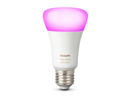 Philips Hue White and Color ampoule LED poire E27 9W dimmable