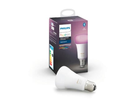 Philips Hue White and Color ampoule LED poire E27 9W dimmable
