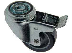 Mack Wiel 50mm met 2 lagers en rem rubber