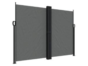 Windscherm uittrekbaar 180x600 cm antraciet