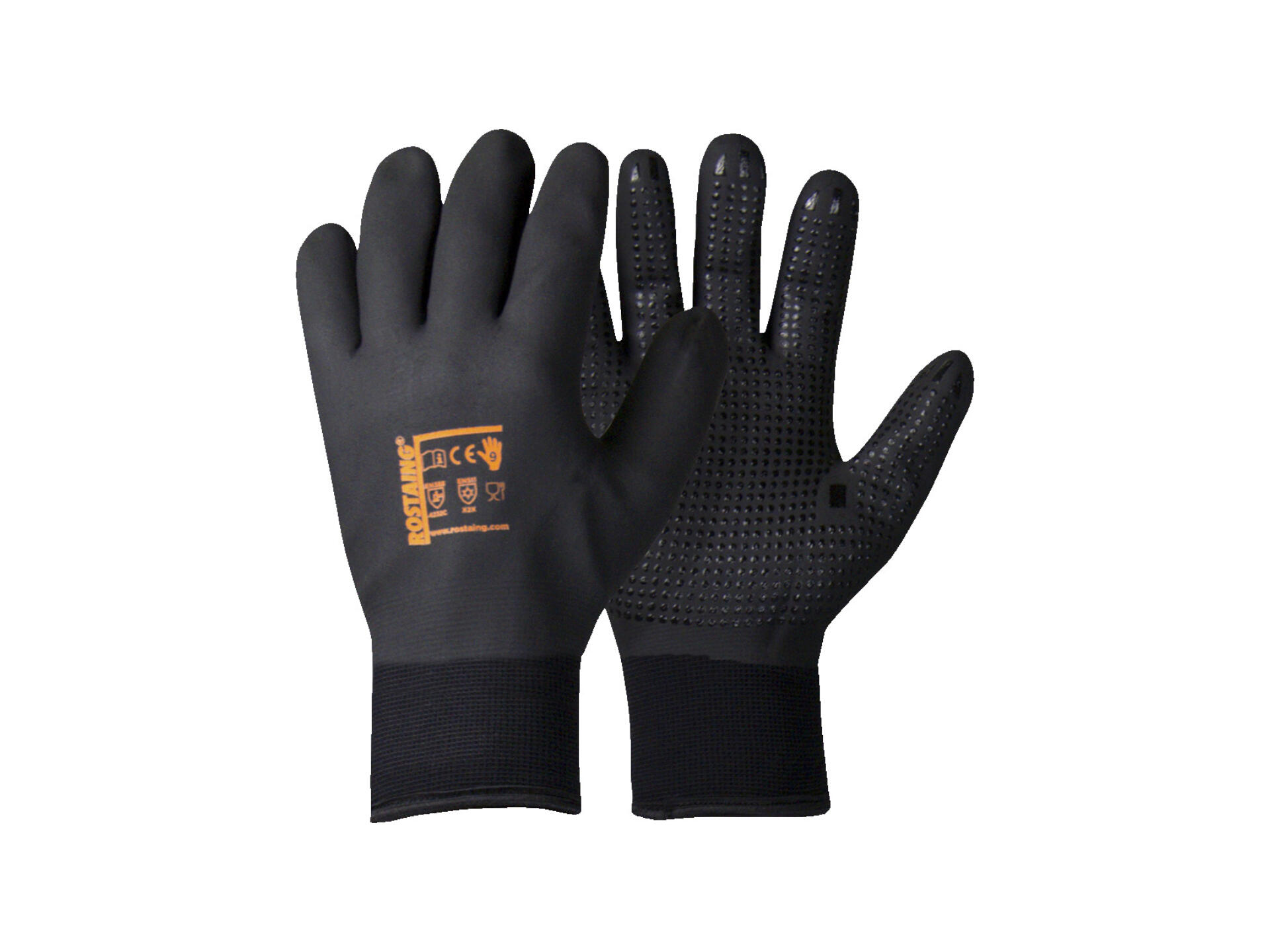 Rostaing Winterpro gants de travail 9 noir