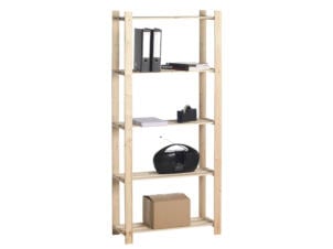 Practo Home Woody Rack opbergrek 175x80x30cm hout