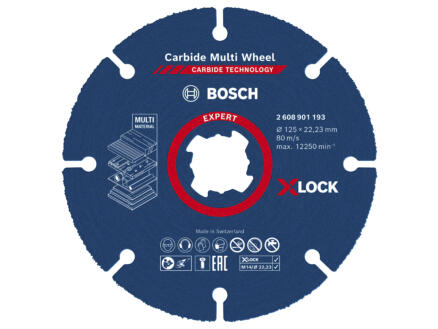 Bosch Professional X-Lock Expert Multi Wheel disque diamanté 125x22,23x2,4 mm 1