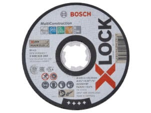 Bosch Professional X-Lock Multiconstruction disque à tronnonçer 115x1x22,23 mm plat