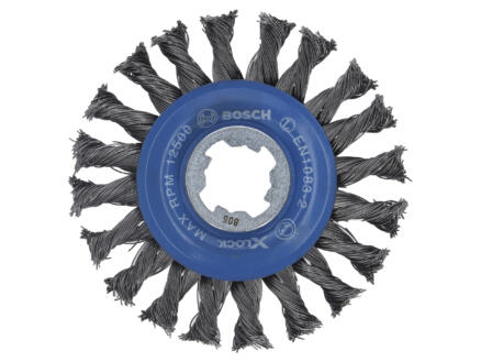 Bosch Professional X-Lock brosse circulaire à fils ondulés 115mm métal 1