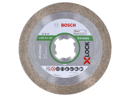 Bosch Professional X-Lock diamantschijf keramiek 110x22,23x1,6 mm 1