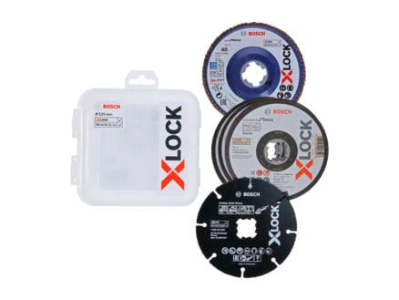 Bosch Professional X-lock kit de démarrage avec 5 disques à meuler 1