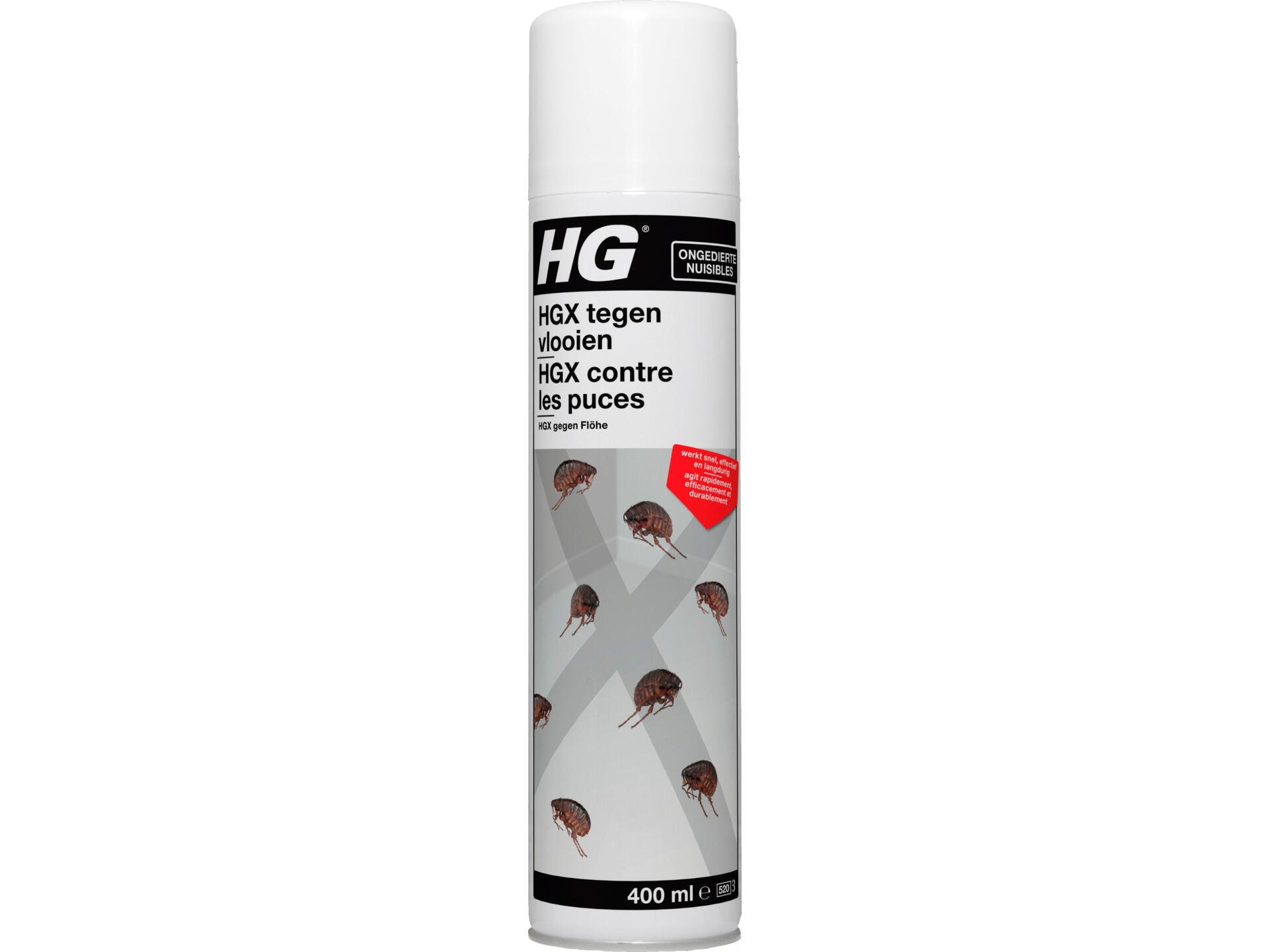 Hg X Spray Anti Puces 400ml Hubo