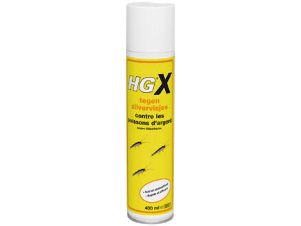 HG X spray tegen zilvervisjes 400ml 1