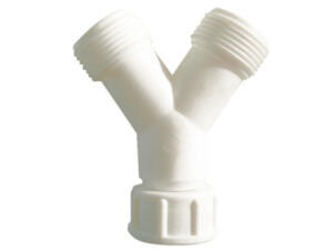 Van Marcke go Y-stuk M/M/F 3/4" kunststof wit