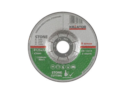Z070220 disque de découpe pierre 125x3x22 mm 1