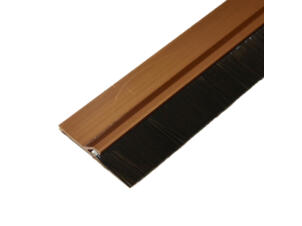 Confortex Zelfklevende deurstrip met borstel 1m 4,8cm bruin