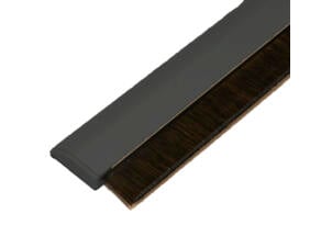 Confortex Zelfklevende deurstrip met verstelbare borstel 98cm 1,2cm grijs