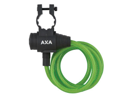 Axa Zipp câble antivol à clé 120cm vert 1