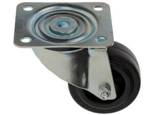 Mack Zwenkwiel 80mm met plaat en rollager rubber