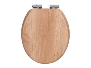 Wenko abattant WC MDF chêne clair