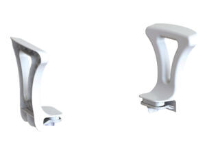 Secucare accoudoir pour siège douche Quattro blanc 2 pièces
