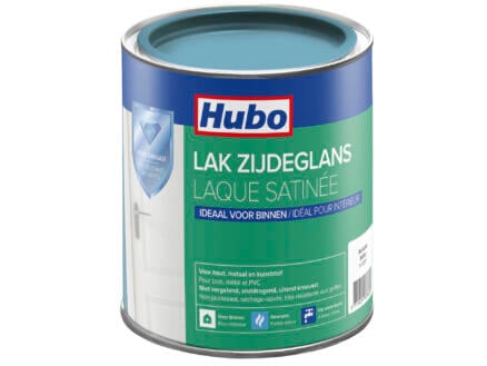 Hubo acryllak zijdeglans 0,75l blauw 1
