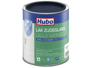 Hubo acryllak zijdeglans 0,75l indigo blauw