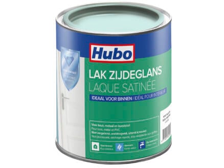 Hubo acryllak zijdeglans 0,75l mint blauw 1