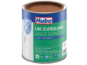 Hubo acryllak zijdeglans 0,75l wenge bruin