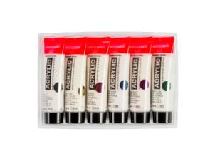 Amsterdam acrylverf set parelmoer 6-delig