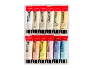 Amsterdam acrylverf set pastel 12-delig