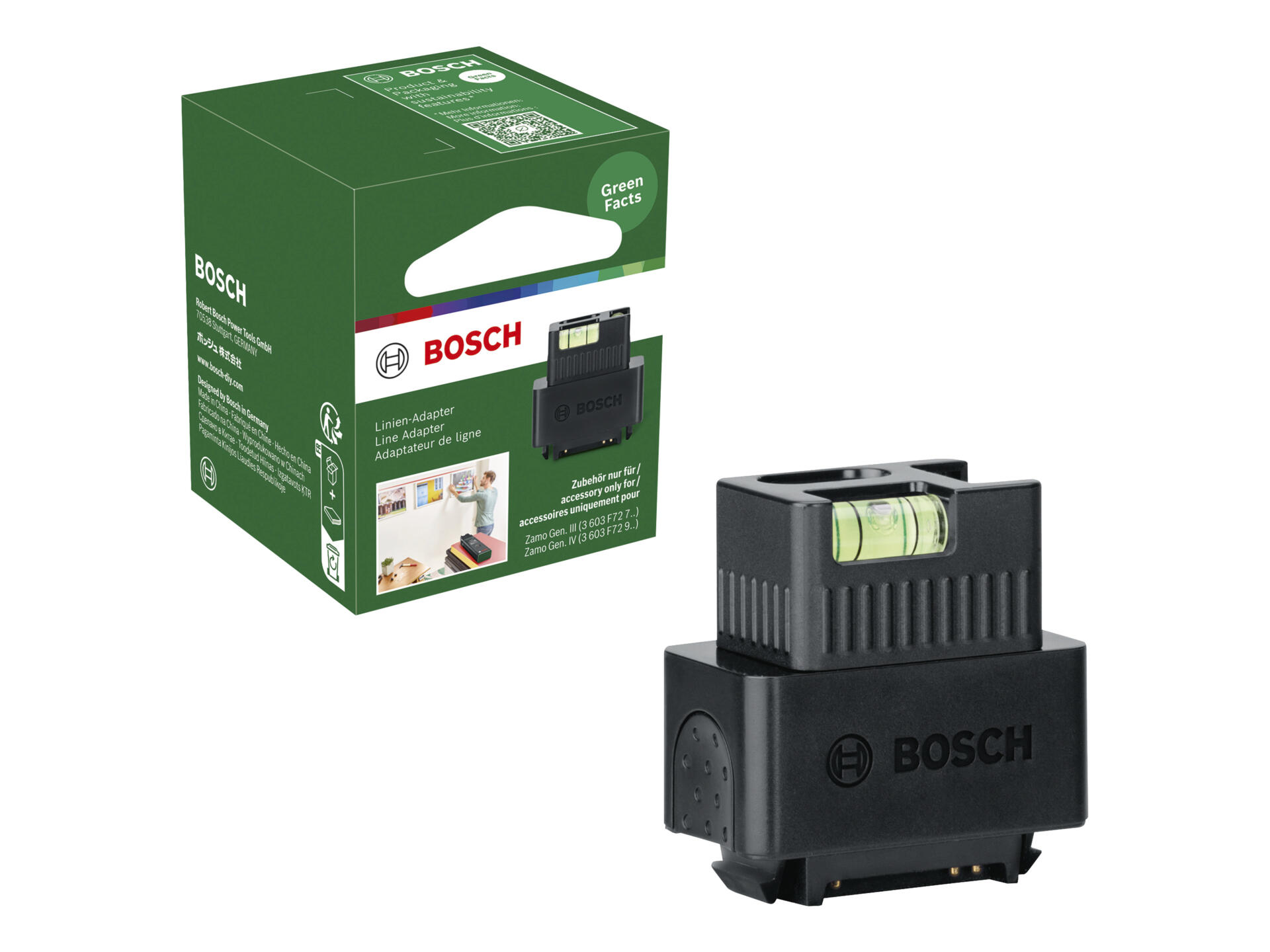 Bosch adapteur de ligne Zamo télémètre laser