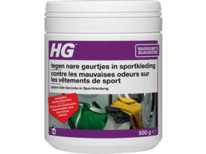 HG additif lessive anti-odeurs vêtements de sport 500g