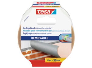 Tesa adhésif tapis double face 10m x 50mm blanc