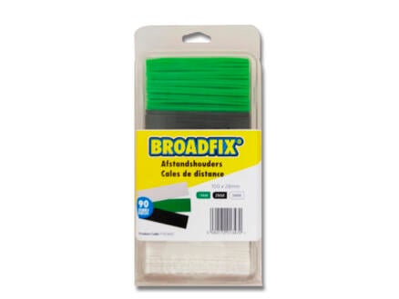 Broadfix afstandhouders 100x28 mm 1-3 mm plat 90 stuks 1