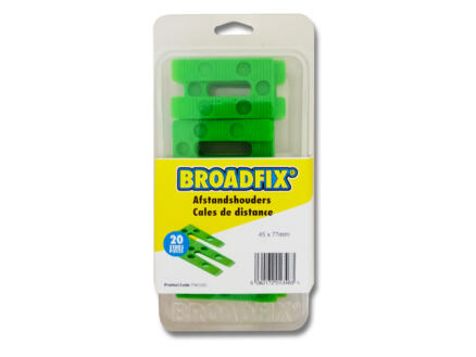 Broadfix afstandhouders 45x77 mm 1-8 mm schuin 20 stuks 1