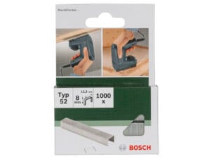 Bosch agrafes type 52 8mm 1000 pièces