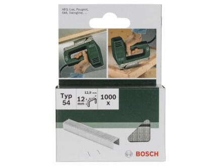 Bosch agrafes type 54 12mm 1000 pièces 1