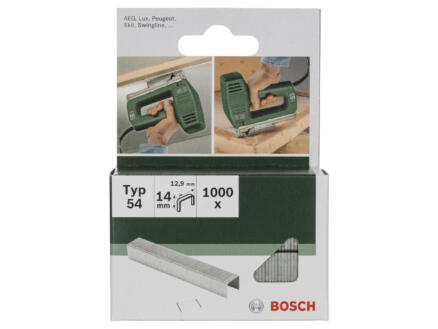 Bosch agrafes type 54 14mm 1000 pièces 1