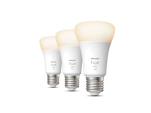 Philips Hue ampoule LED E27 9W dimmable 3 pièces