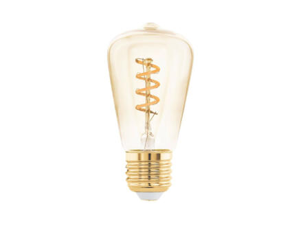 Eglo ampoule LED Edison E27 4W verre ambré 1