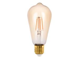Eglo ampoule LED Edison filament E27 5W verre ambré