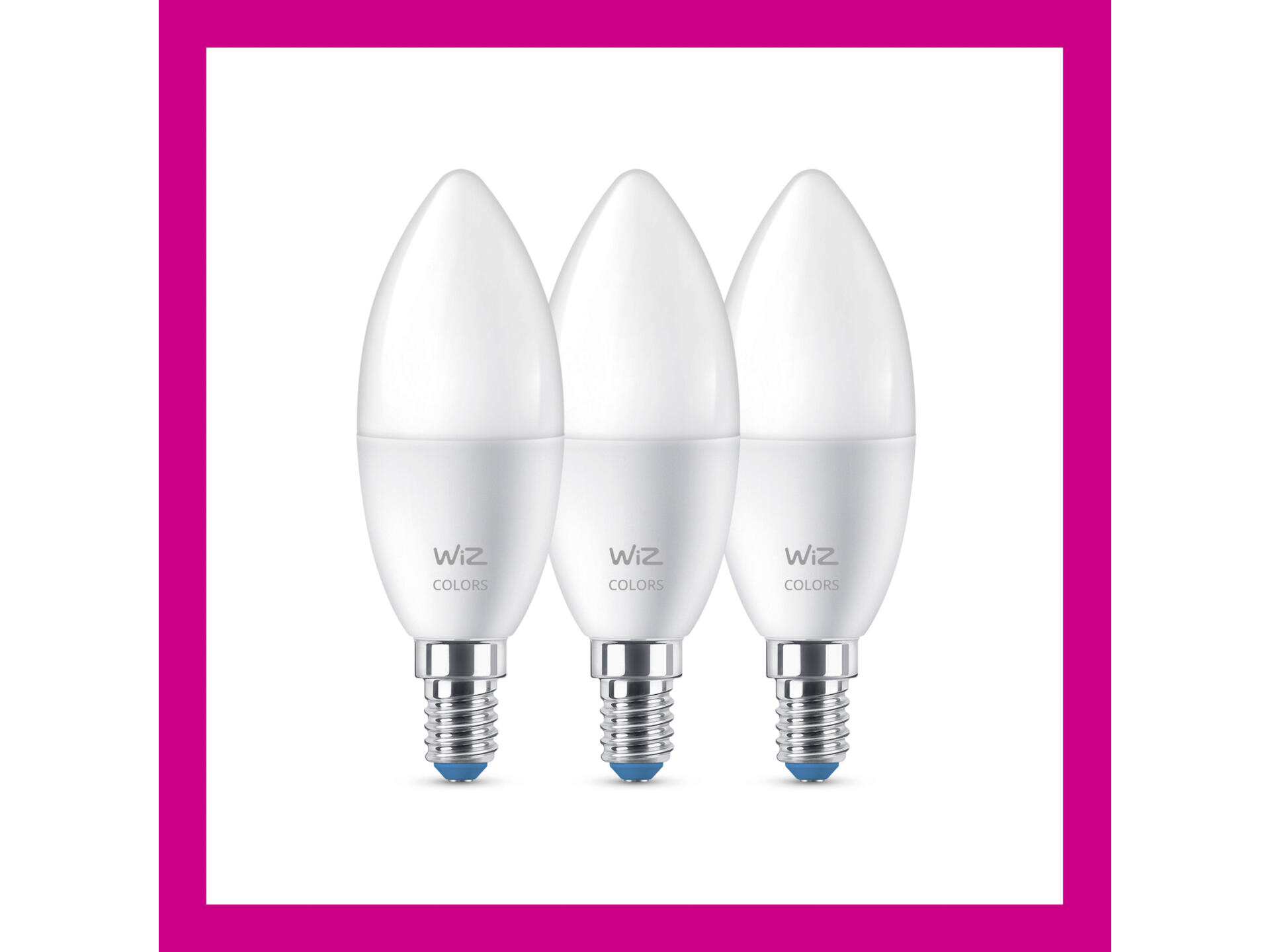 WiZ ampoule LED flamme E14 4,9W dimmable 3 pièces