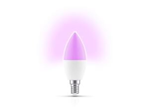 Qnect ampoule LED flamme E14 5W dimmable wifi