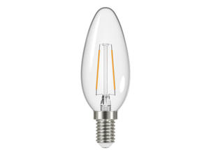 Prolight ampoule LED flamme filament E14 2,4W blanc chaud