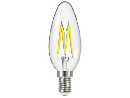 Prolight ampoule LED flamme filament E14 4,5W dimmable 1