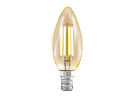 Eglo ampoule LED flamme filament large C37 E14 4W 1