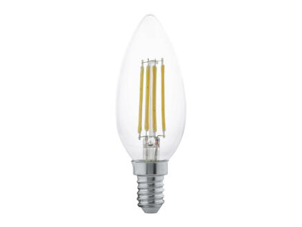 Eglo ampoule LED flamme filament large E14 4W 1